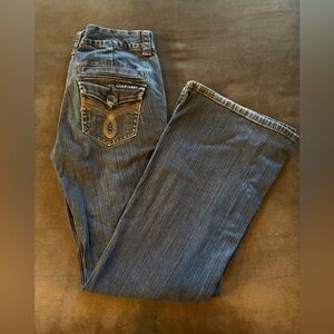 Calvin Klein Dark Blue Boot Cut Jeans